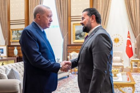 الحلبوسي يلتقي أردوغان في أنقرة لبحث العلاقات العراقية–التركية والملفات المشتركة